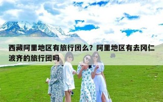 西藏阿里地区有旅行团么？阿里地区有去冈仁波齐的旅行团吗