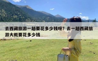 去西藏旅游一趟要花多少钱呀？去一趟西藏旅游大概要花多少钱