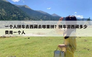 一个人拼车去西藏去哪里拼？拼车游西藏多少费用一个人