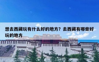 想去西藏玩有什么好的地方？去西藏有哪些好玩的地方