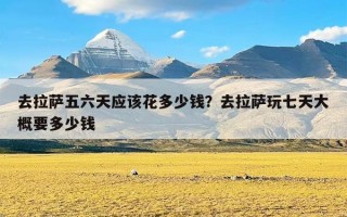 去拉萨五六天应该花多少钱？去拉萨玩七天大概要多少钱
