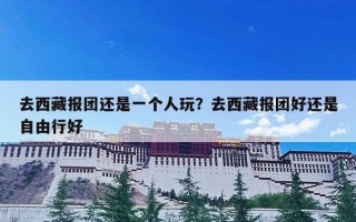 去西藏报团还是一个人玩？去西藏报团好还是自由行好
