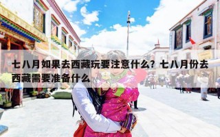 七八月如果去西藏玩要注意什么？七八月份去西藏需要准备什么