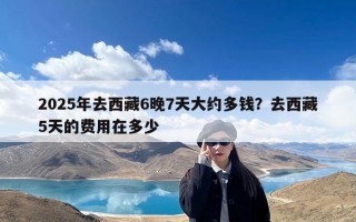 2025年去西藏6晚7天大约多钱？去西藏5天的费用在多少