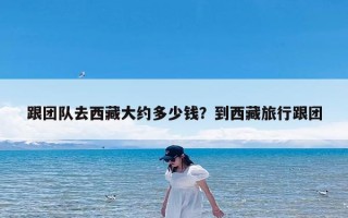 跟团队去西藏大约多少钱？到西藏旅行跟团