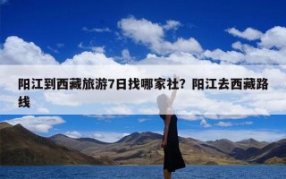 阳江到西藏旅游7日找哪家社？阳江去西藏路线