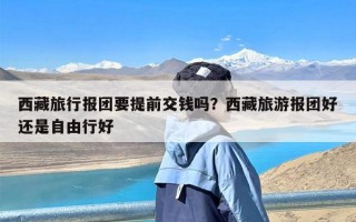 西藏旅行报团要提前交钱吗？西藏旅游报团好还是自由行好