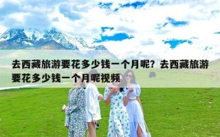 去西藏旅游要花多少钱一个月呢？去西藏旅游要花多少钱一个月呢视频