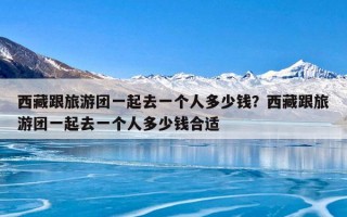 西藏跟旅游团一起去一个人多少钱？西藏跟旅游团一起去一个人多少钱合适