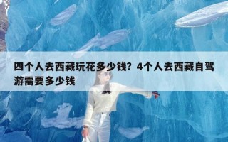 四个人去西藏玩花多少钱？4个人去西藏自驾游需要多少钱