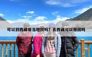 可以到西藏报当地团吗？去西藏可以报团吗