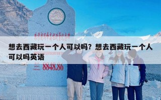 想去西藏玩一个人可以吗？想去西藏玩一个人可以吗英语