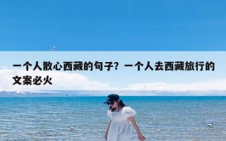 一个人散心西藏的句子？一个人去西藏旅行的文案必火