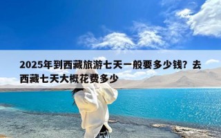 2025年到西藏旅游七天一般要多少钱？去西藏七天大概花费多少