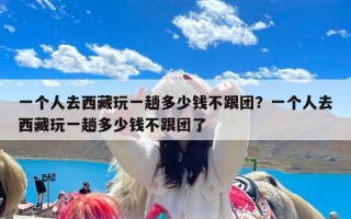 一个人去西藏玩一趟多少钱不跟团？一个人去西藏玩一趟多少钱不跟团了