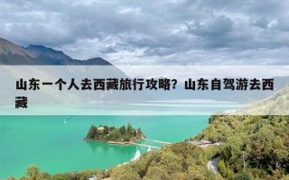 山东一个人去西藏旅行攻略？山东自驾游去西藏