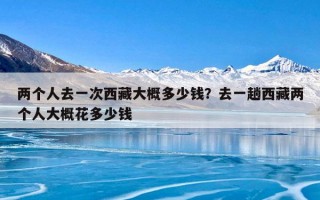 两个人去一次西藏大概多少钱？去一趟西藏两个人大概花多少钱