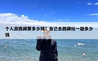 个人游西藏要多少钱？自己去西藏玩一趟多少钱