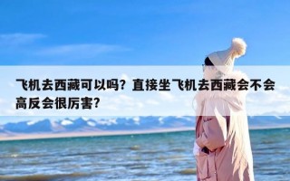 飞机去西藏可以吗？直接坐飞机去西藏会不会高反会很厉害?