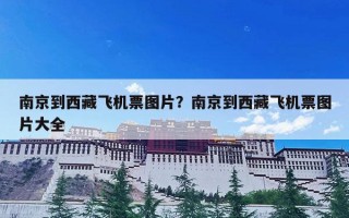 南京到西藏飞机票图片？南京到西藏飞机票图片大全