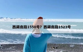 西藏南路1550号？西藏南路1523号