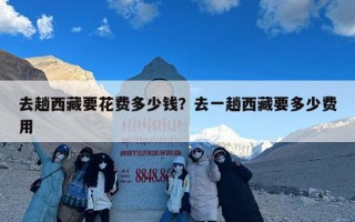 去趟西藏要花费多少钱？去一趟西藏要多少费用