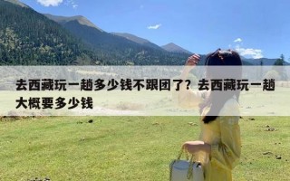 去西藏玩一趟多少钱不跟团了？去西藏玩一趟大概要多少钱