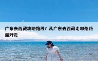 广东去西藏攻略路线？从广东去西藏走哪条路最好走