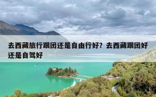 去西藏旅行跟团还是自由行好？去西藏跟团好还是自驾好
