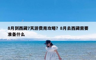 8月到西藏7天游费用攻略？8月去西藏需要准备什么