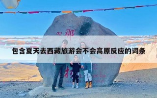 包含夏天去西藏旅游会不会高原反应的词条