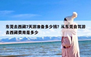 东莞去西藏7天游准备多少钱？从东莞自驾游去西藏费用是多少