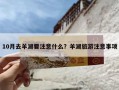 10月去羊湖要注意什么？羊湖旅游注意事项