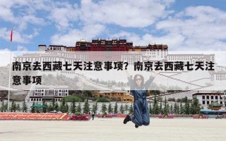 南京去西藏七天注意事项？南京去西藏七天注意事项