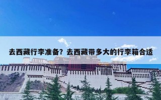 去西藏行李准备？去西藏带多大的行李箱合适