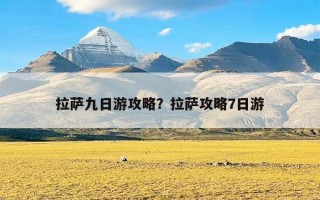 拉萨九日游攻略？拉萨攻略7日游
