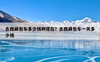 去西藏包车多少钱啊现在？去西藏包车一天多少钱