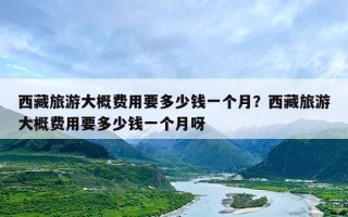 西藏旅游大概费用要多少钱一个月？西藏旅游大概费用要多少钱一个月呀