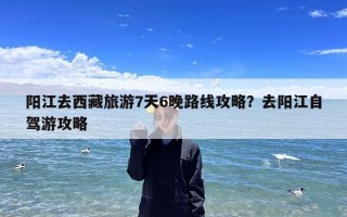 阳江去西藏旅游7天6晚路线攻略？去阳江自驾游攻略