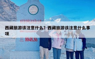 西藏旅游该注意什么？西藏旅游该注意什么事项