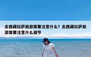 去西藏拉萨旅游需要注意什么？去西藏拉萨旅游需要注意什么细节