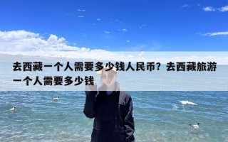 去西藏一个人需要多少钱人民币？去西藏旅游一个人需要多少钱