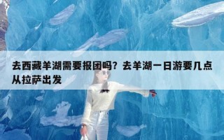 去西藏羊湖需要报团吗？去羊湖一日游要几点从拉萨出发