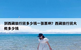 到西藏旅行团多少钱一张票啊？西藏旅行团大概多少钱