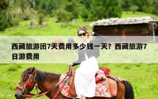 西藏旅游团7天费用多少钱一天？西藏旅游7日游费用