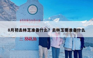 8月初去林芝准备什么？去林芝要准备什么
