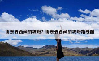 山东去西藏的攻略？山东去西藏的攻略路线图