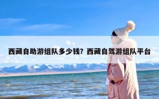 西藏自助游组队多少钱？西藏自驾游组队平台