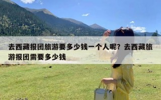 去西藏报团旅游要多少钱一个人呢？去西藏旅游报团需要多少钱