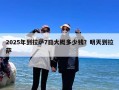 2025年到拉萨7日大概多少钱？明天到拉萨